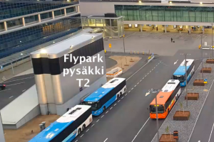 Flypark stop 40-42 at T2 bus terminal